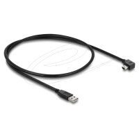 Delock USB 2.0 Kabel Typ-A Stecker zu Typ Mini-B Stecker rechts gewinkelt 0,5 m