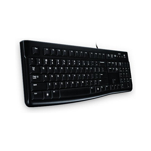 Logitech K120 oem USB Black QWERTZ DE