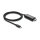 Delock Koaxiales USB Type-C™ zu HDMI Kabel (DP Alt Mode) 4K 60 Hz mit Geflechtmantel 1 m