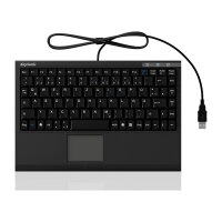 KeySonic TAS ACK-540U+ Corded (DE) MINI Touchpad SoftSkin sw
