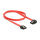Delock SATA 6 Gb/s Kabel gerade auf links gewinkelt 50 cm rot