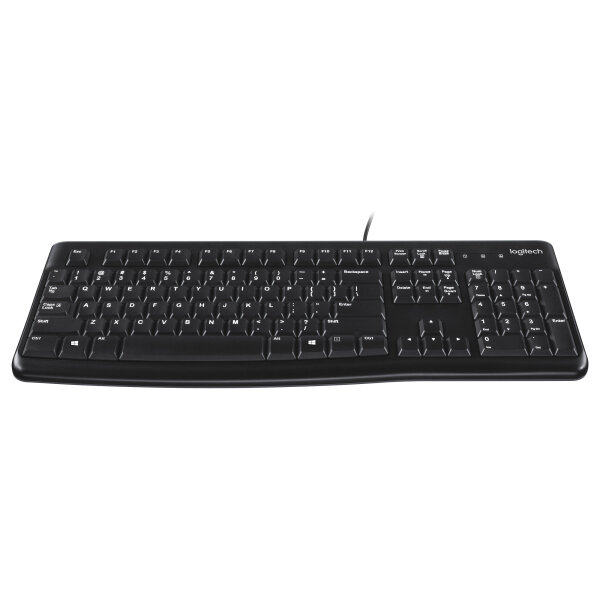 Logitech K120 USB Black QWERTY US
