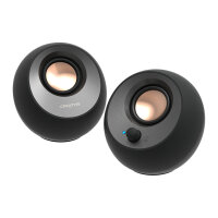 Creative Labs Pebble V3 (schwarz, Bluetooth, USB-C, Klinke)