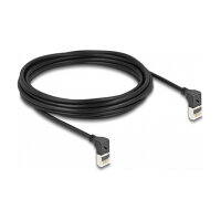 Delock RJ45 Netzwerkkabel Cat.6A S/FTP Slim 90° oben...