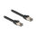 Delock RJ45 Netzwerkkabel Cat.6A U/FTP ultra flexibel mit innerem Metallmantel 1 m schwarz