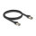 Delock RJ45 Netzwerkkabel Cat.6A U/FTP ultra flexibel mit innerem Metallmantel 1 m schwarz