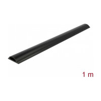 Delock Kabelkanal selbstklebend 50 x 12 mm - Länge 1 m schwarz