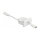 Delock Easy 45 Modul Power Ausrollkabel DC 5,5 x 2,1 mm Buchse / Buchse weiß