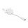 Delock Easy 45 Modul Power Ausrollkabel DC 5,5 x 2,1 mm Buchse / Buchse weiß