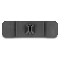 Delock Kabelhalter Clip selbstklebend Set 3 Stück schwarz