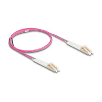 Delock LWL Kabel LC Duplex zu LC Duplex Multimode OM4...