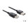 Delock Verlängerungskabel EASY-USB 2.0 Typ-A Stecker > USB 2.0 Typ-A Buchse schwarz 1 m