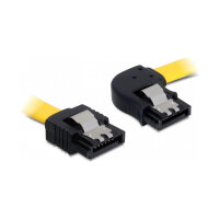 Delock SATA 6 Gb/s Kabel gerade auf rechts gewinkelt 50...