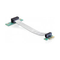 Delock Riser Karte PCI Express x1 > x1 mit flexiblem...