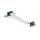 Delock Riser Karte PCI Express x1 > x1 mit flexiblem Kabel 13 cm links gerichtet