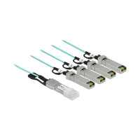 Delock Aktives Optisches Kabel QSFP+ zu 4 x SFP+ 10 m