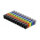 Delock Kabelmarker Clips 0-9 farbig 100-teilig