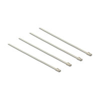 Delock Edelstahlkabelbinder L 200 x B 4,6 mm 20 Stück