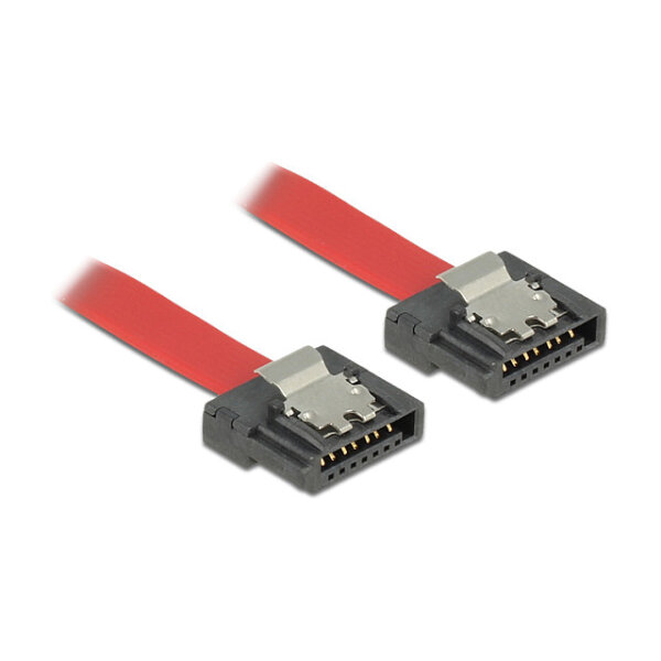 Delock SATA 6 Gb/s Kabel 50 cm rot FLEXI