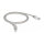 Delock Netzwerkkabel RJ45 Cat.6A S/FTP unten gewinkelt / gerade 1 m