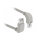 Delock Netzwerkkabel RJ45 Cat.6A S/FTP oben / unten gewinkelt 0,5 m