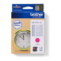 Brother Tinte LC-125XLM Magenta bis zu 1.200 Seiten nach ISO/IEC 24711