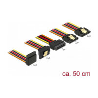 Delock Kabel SATA 15 Pin Strom Stecker mit...