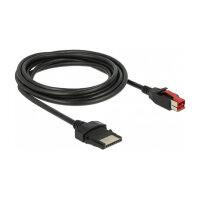 Delock PoweredUSB Kabel Stecker 24 V > 8 Pin Stecker 3 m für POS Drucker und Terminals