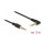 Delock Klinkenkabel 3,5 mm 4 Pin Stecker > Stecker gewinkelt 2 m schwarz