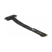 Delock M.2 Key M zu PCIe x4 NVMe Adapter gewinkelt mit 20...