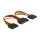 Delock Kabel Power SATA 15 Pin Stecker > 2 x Power SATA 15 Pin Buchse 15 cm