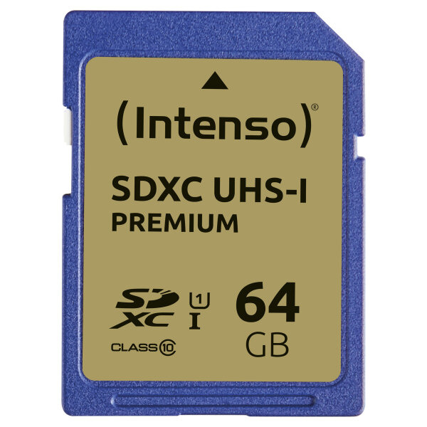 CARD 64GB Intenso 3421490 Premium 45MB/s - UHS-I