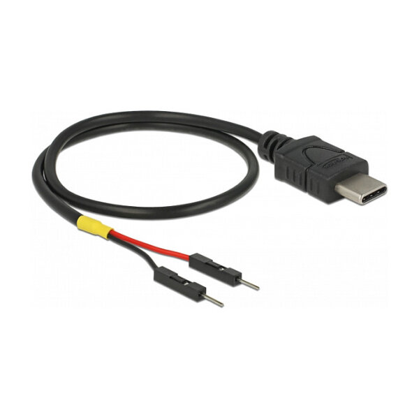 Delock USB Stromkabel Typ-C auf 2 x Pfostenstecker einzeln Strom 30 cm