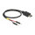 Delock USB Stromkabel Typ-C auf 2 x Pfostenstecker einzeln Strom 30 cm