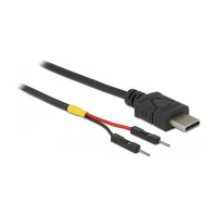 Delock USB Stromkabel Typ-C auf 2 x Pfostenstecker einzeln Strom 10 cm