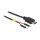 Delock USB Stromkabel Typ-C auf 2 x Pfostenstecker einzeln Strom 10 cm