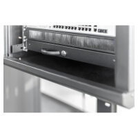 DIGITUS Schublade 1HE 483mm schwarz abschließbar
