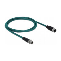 Delock Netzwerkkabel M12 X-kodiert 8 Pin Stecker zu...