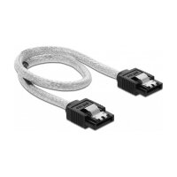 Delock SATA 6 Gb/s Kabel 30 cm transparent