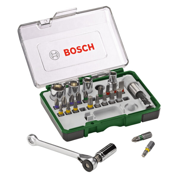 Bosch Prom 27-tlg. Schrauberbit- u.Ratschen-Set