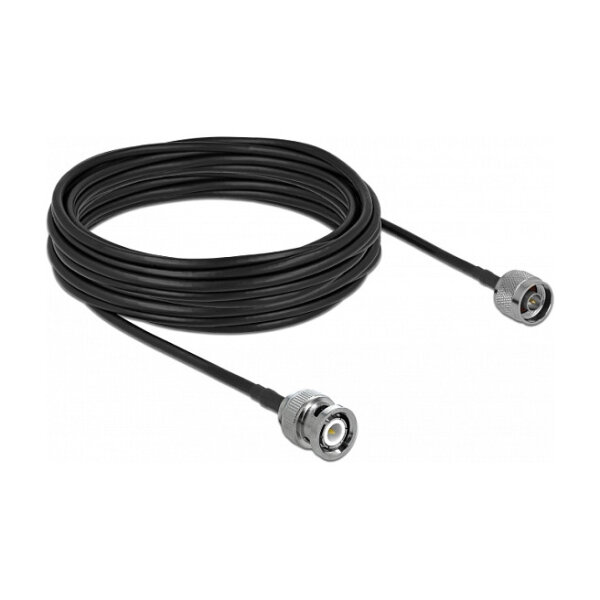 Delock Antennenkabel N Stecker zu BNC Stecker LMR195 10 m