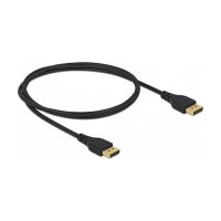 Delock DisplayPort Kabel 8K 60 Hz 1 m DP 8K zertifiziert ohne Einrastfunktion