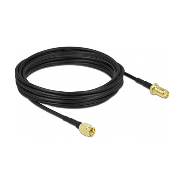 Delock Antennenkabel SMA Stecker zu SMA Buchse LMR/CFD100 7,5 m low loss