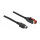 Delock PoweredUSB Kabel Stecker 24 V zu Mini-DIN 3 Pin Stecker 3 m für POS Drucker und Terminals