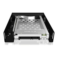 Wechselrahmen. 1xSATA 2.5" zu 1xSATA Host. trägerlos. für 3.5" Schacht ICY BOX