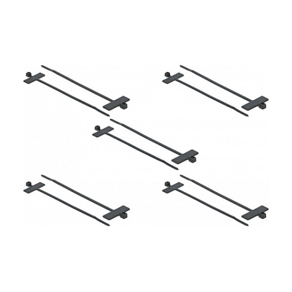 Delock Kabelbinder mit Beschriftungsfeld L 100 x B 2,5 mm schwarz 10 Stück