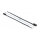 Delock Kabelbinder mit Befestigungsöse L 160 x B 4,8 mm schwarz 10 Stück
