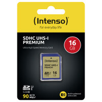 CARD DIG Z HC 16GB Intenso Premium UHS-I C10 45MB/s