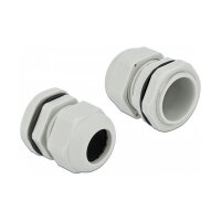 Delock Kabelverschraubung PG25 10 Stück grau