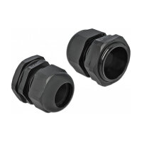 Delock Kabelverschraubung PG29 10 Stück schwarz
